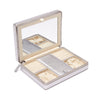 Brouk & Co Giftware Luna Large Travel Jewelry Case (Silver) - CLOSEOUT