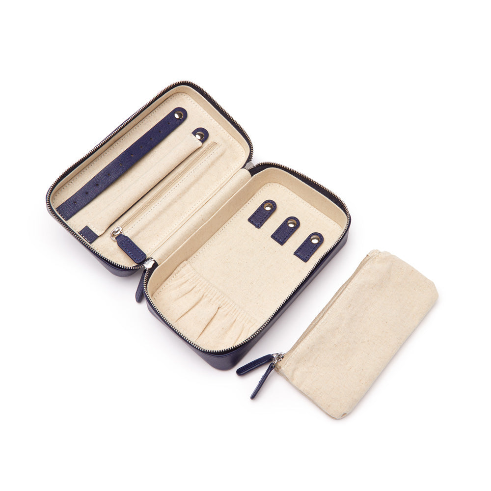 Brouk & Co Giftware Luna Medium Travel Jewelry Case (Navy)