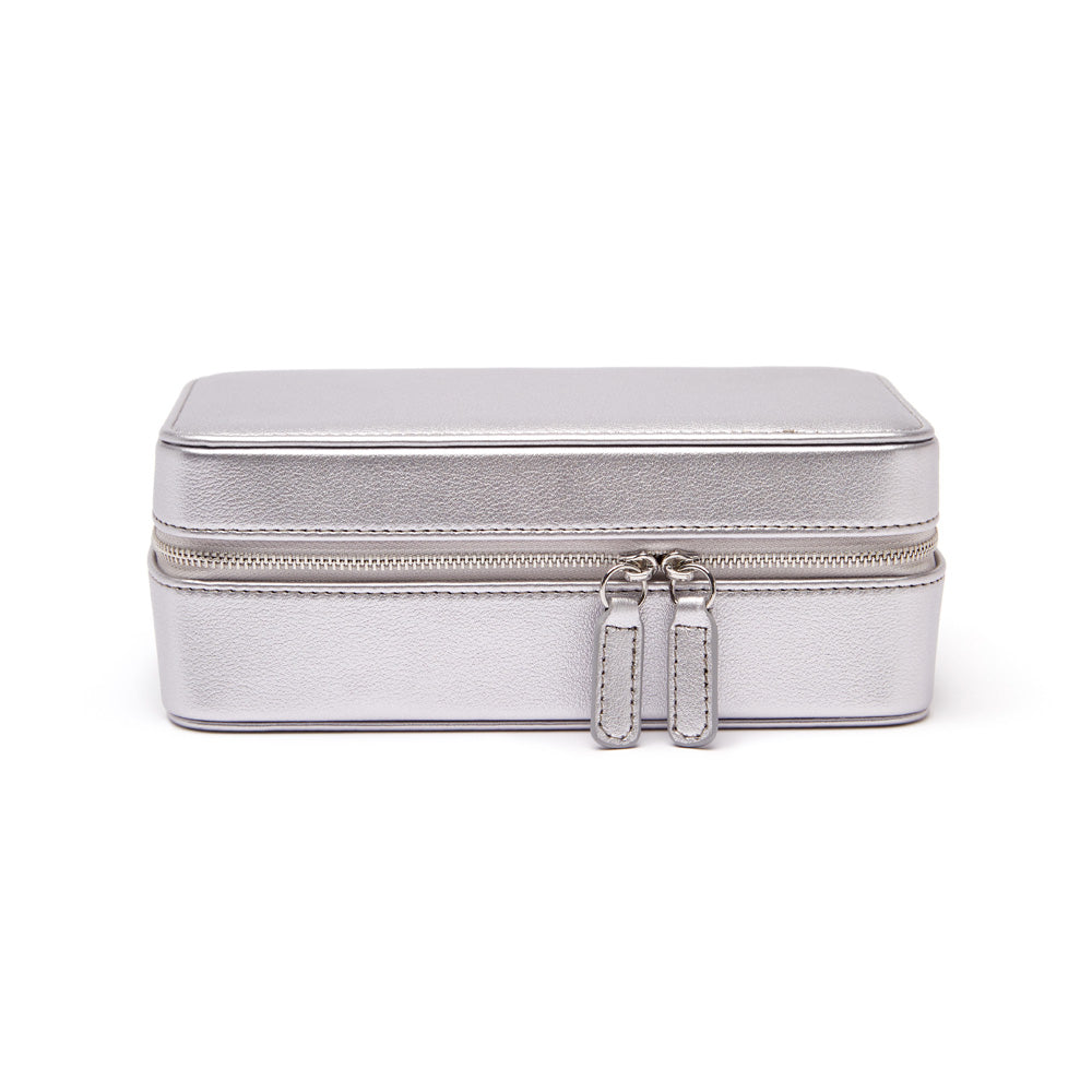 Brouk & Co Giftware Luna Medium Travel Jewelry Case (Silver)