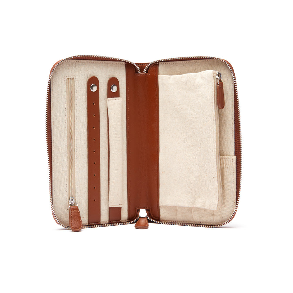 Brouk & Co Giftware Luna Travel Jewelry Wallet (Brown)
