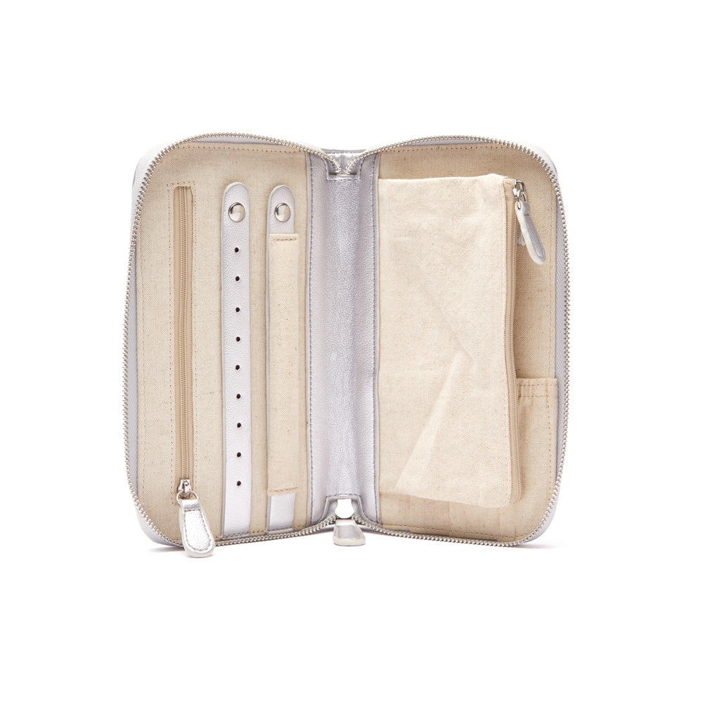 Brouk & Co Giftware Luna Travel Jewelry Wallet (Silver)