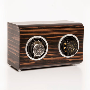 Brouk & Co Giftware Matte Ebony Double Watch Winder