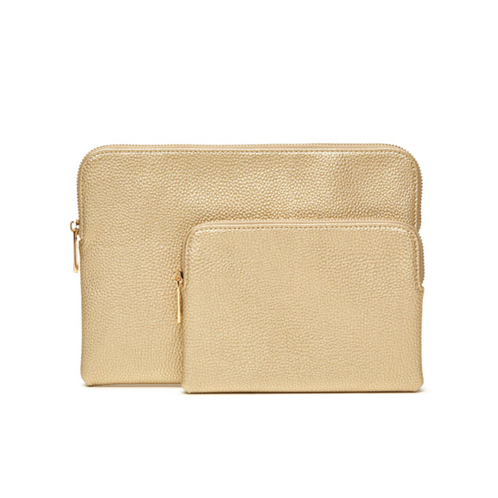 Brouk & Co Giftware Mia 2 Piece Pouch Gold