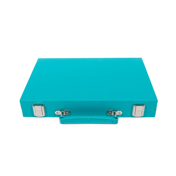Brouk & Co Giftware Mini Travel Backgammon Teal