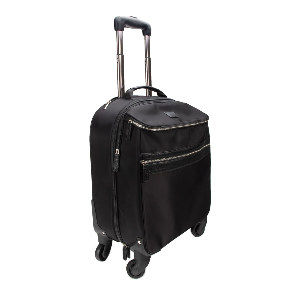 Brouk & Co Giftware Morrison Briefcase Wheeled Trolley Black