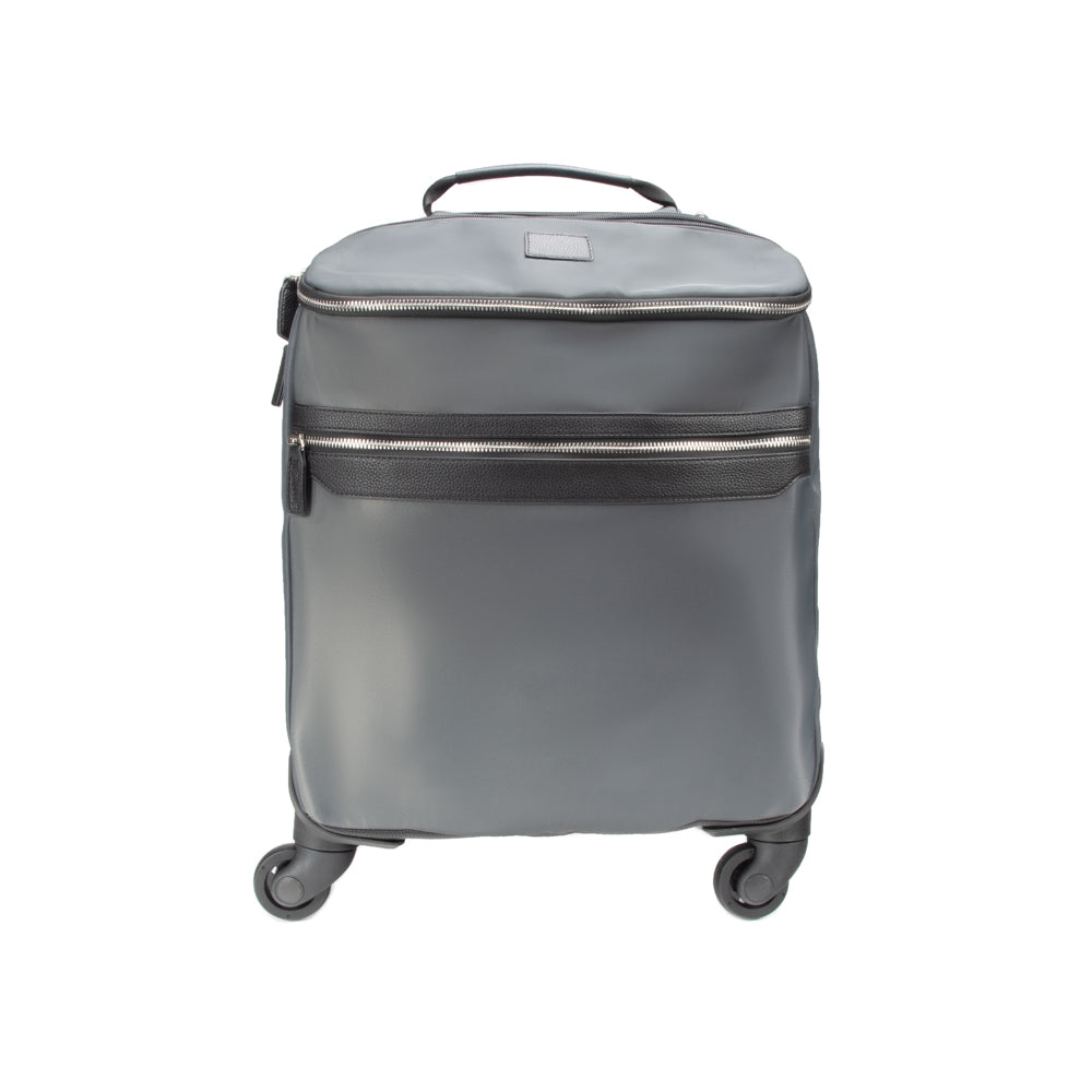 Brouk & Co Giftware Morrison Briefcase Wheeled Trolley Charcoal