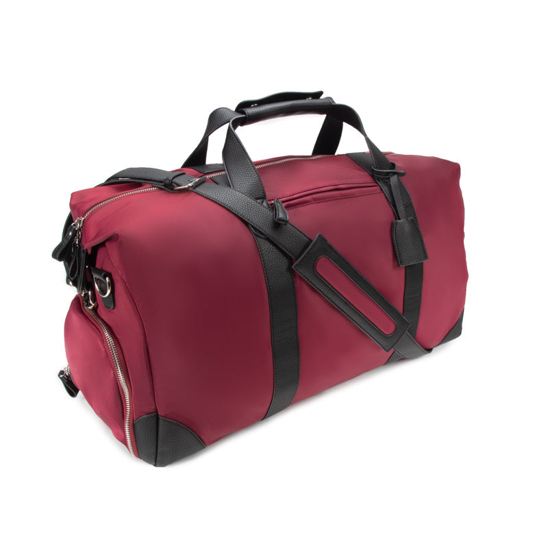 Brouk & Co Giftware Morrison Duffel Bag Burgundy