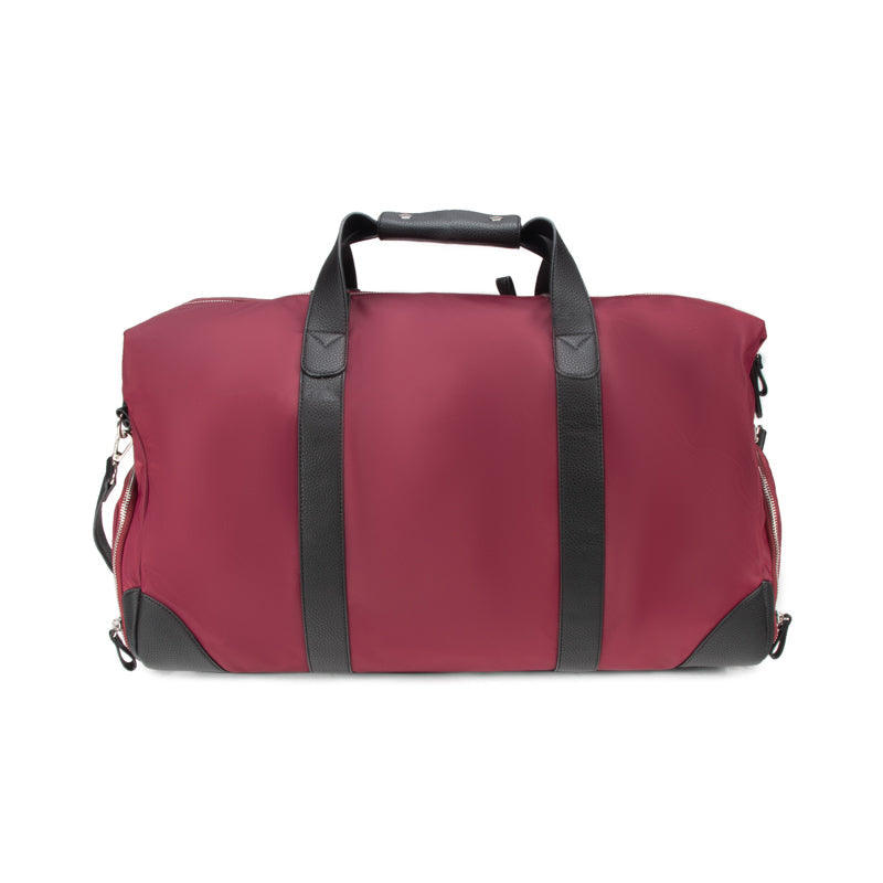 Brouk & Co Giftware Morrison Duffel Bag Burgundy