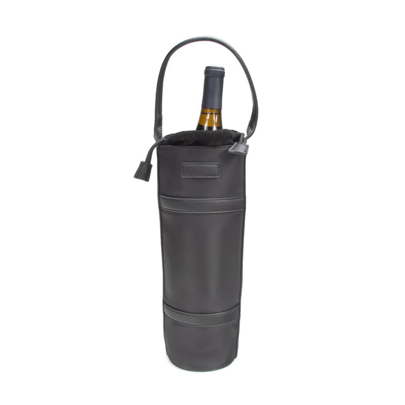 Brouk & Co Giftware Morrison Single Wine Bag Black