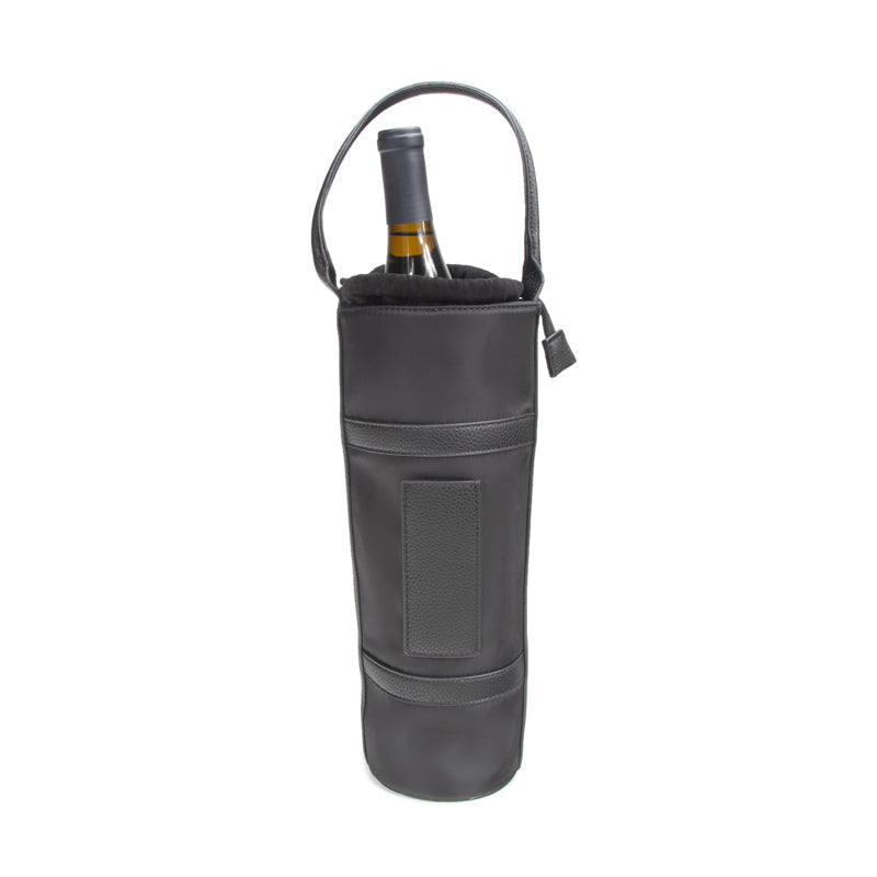 Brouk & Co Giftware Morrison Single Wine Bag Black