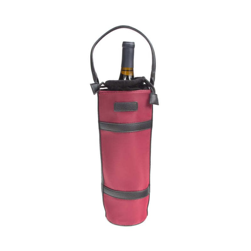 Brouk & Co Giftware Morrison Single Wine Bag Burgundy