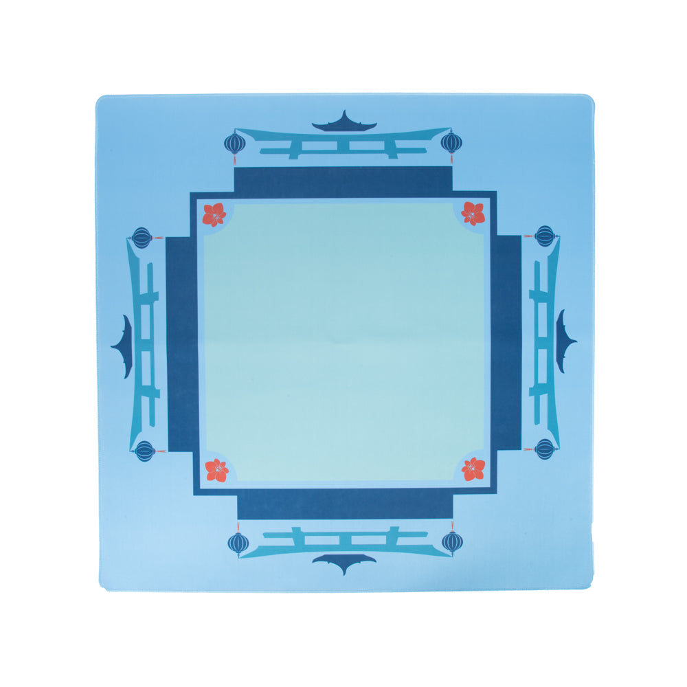 Brouk & Co Giftware Pagoda Mahjong Mat Blue