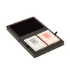 Brouk & Co Giftware Black Croco Paige Poker Card Set Assorted