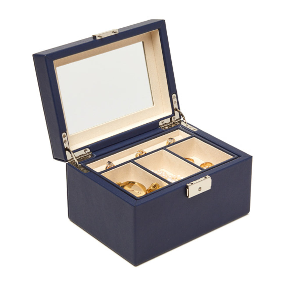 Brouk & Co Giftware Navy Riley 1 Tray Jewelry Box