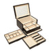 Brouk & Co Giftware Riley 3 Tray Jewelry Box