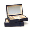 Brouk & Co Giftware Navy Riley Stackable Jewelry Box - Set of 2