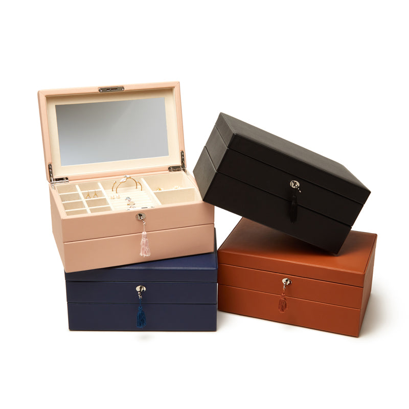 Brouk & Co Giftware Riley Stackable Jewelry Box - Set of 2