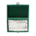 Brouk & Co Giftware Hunter Green Rowan Dominos Set