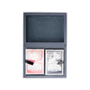Brouk & Co Giftware Rowan Poker Card Set Steel Grey