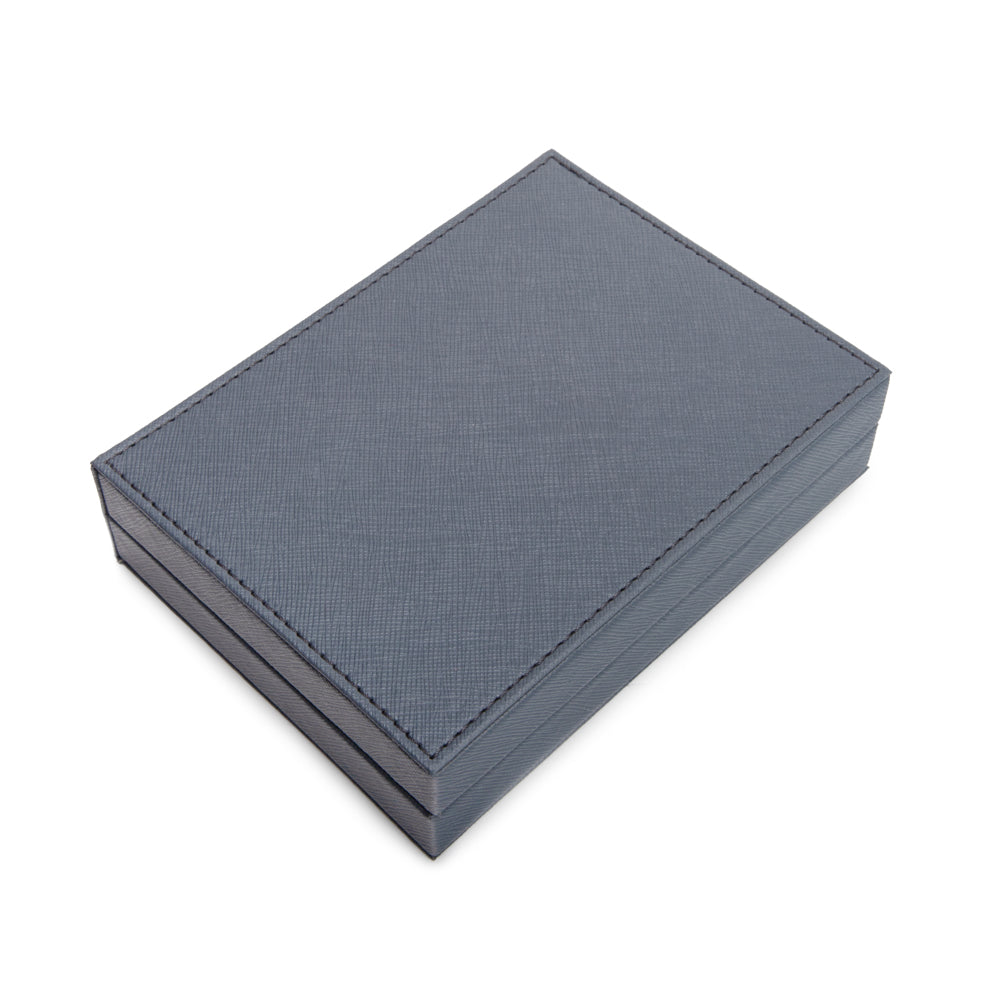 Brouk & Co Giftware Rowan Poker Card Set Steel Grey