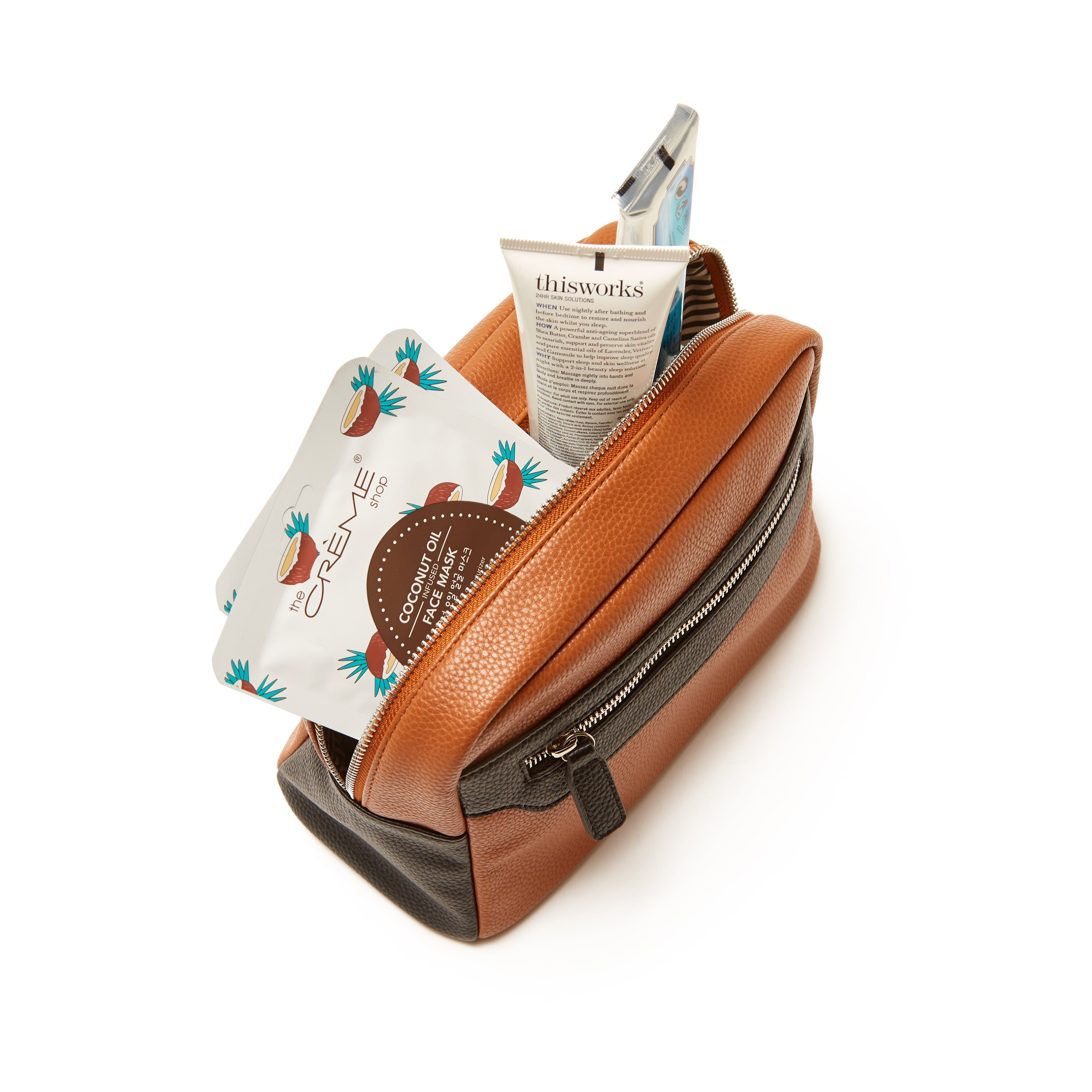 Brouk & Co Giftware Siena Cosmetic Bag Chestnut