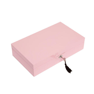 Brouk & Co Giftware Single Hinged Jewelry Box Rose Quartz