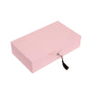 Brouk & Co Giftware Single Hinged Jewelry Box Rose Quartz