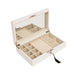 Brouk & Co Giftware Single Hinged Jewelry Box White