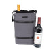 Brouk & Co Giftware Grey Skyler Double Wine Bag