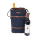 Brouk & Co Giftware Navy Skyler Double Wine Bag