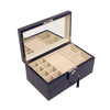 Brouk & Co Giftware Stackable Jewelry Box set of 2 Navy