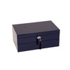 Brouk & Co Giftware Stackable Jewelry Box set of 2 Navy