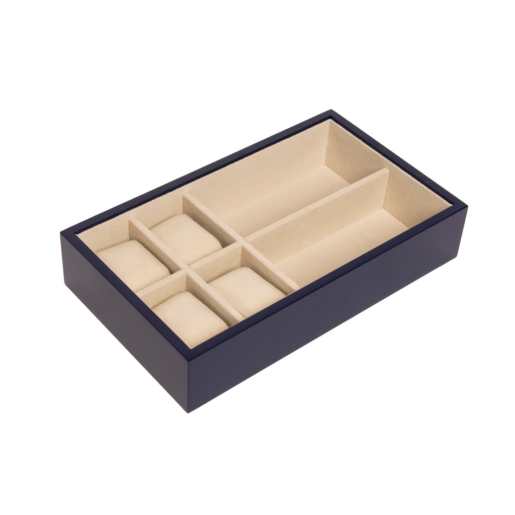 Brouk & Co Giftware Stackable Jewelry Box set of 2 Navy - CLOSEOUT