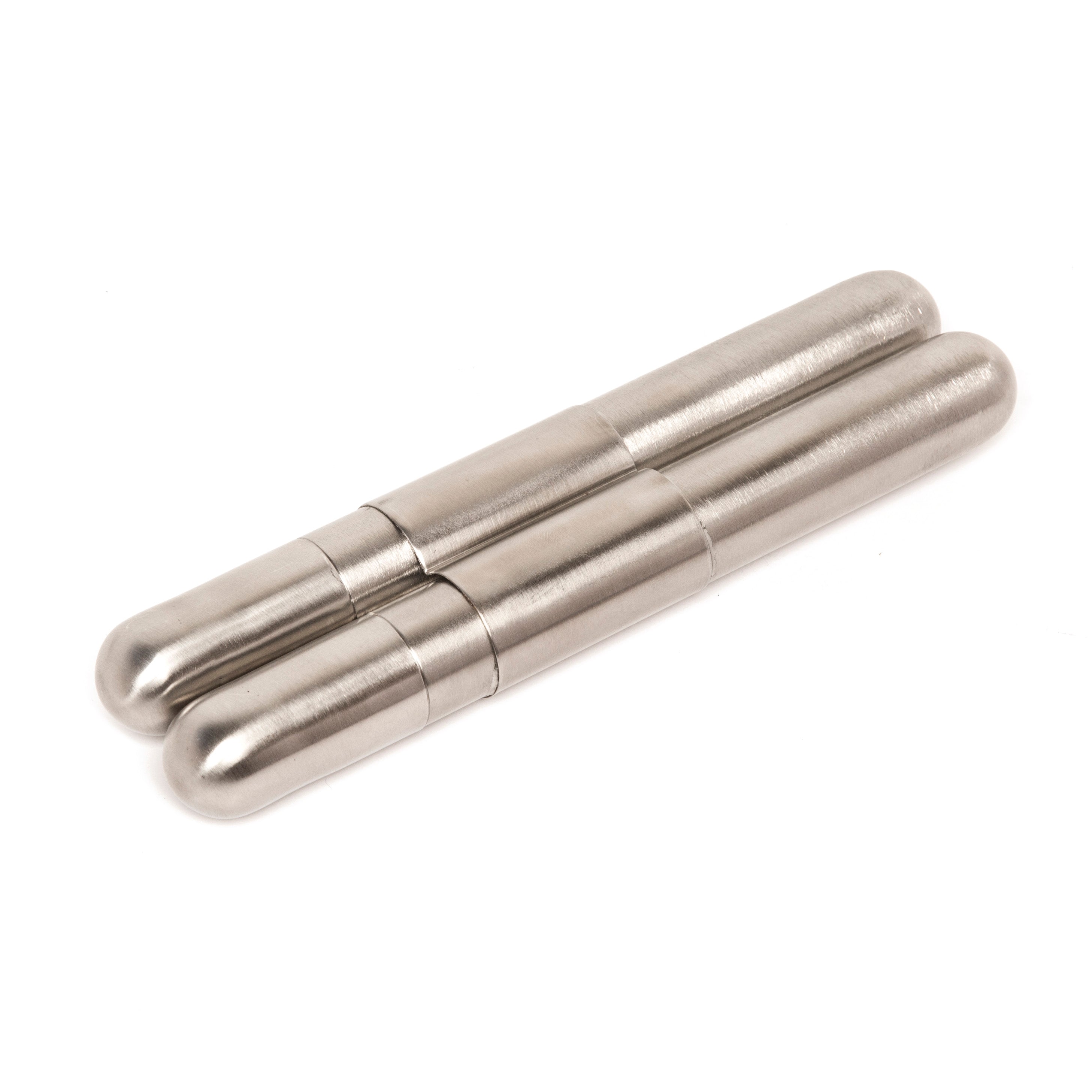 Brouk & Co Giftware Stainless Steel Flask/Cigar Holder