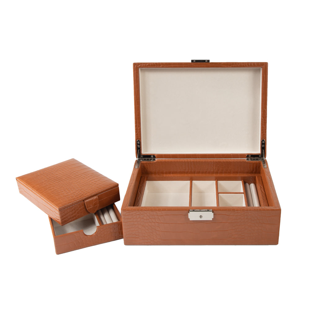 Brouk & Co Giftware Sydney Jewelry Box with Travel Tray