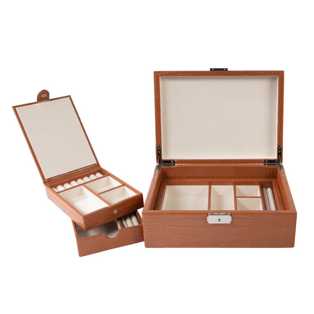 Brouk & Co Giftware Sydney Jewelry Box with Travel Tray