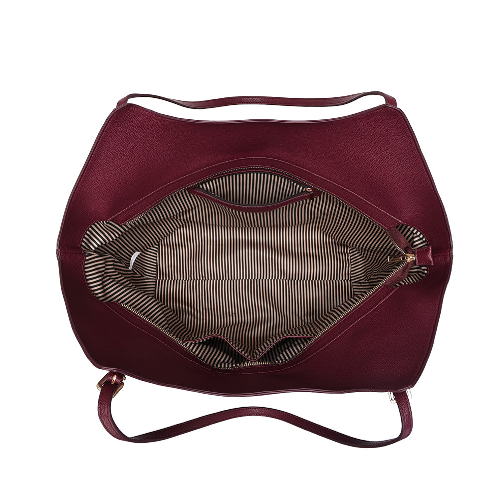 Brouk & Co Giftware The Ava Tote Bag Wine