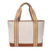 Brouk & Co Giftware The Capri Stripe Tote Brown