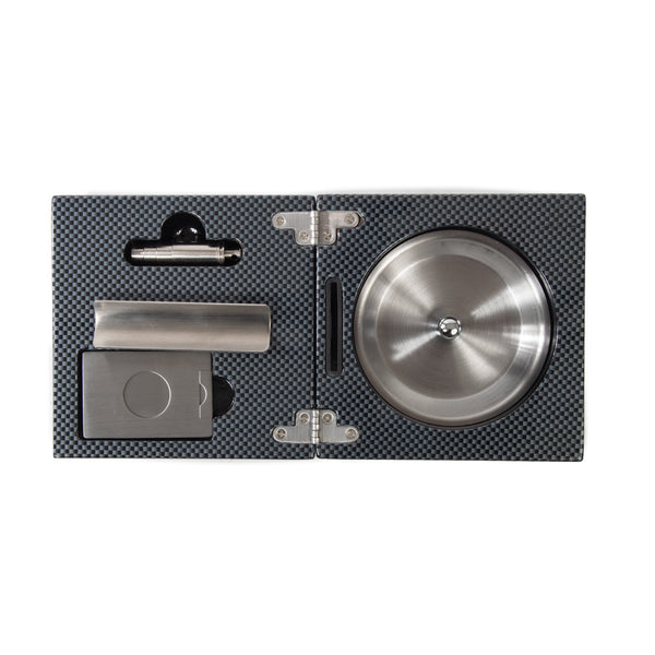 Brouk & Co Giftware The Carter Carbon Fiber Cigar Accessories Box