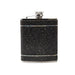 Brouk & Co Giftware The Crystal Flask 6oz Black/Silver
