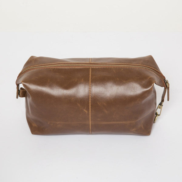 Brouk & Co Giftware The Journeyman Dopp Kit Brown