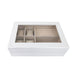 Brouk & Co Giftware The Kylie Glass Top Jewelry Box