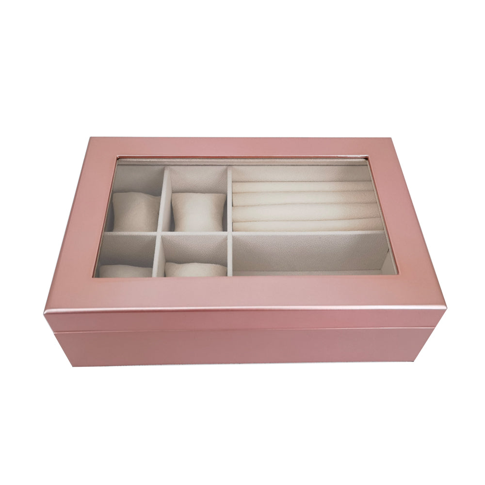Brouk & Co Giftware The Kylie Glass Top Jewelry Box