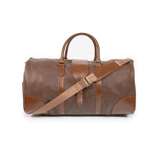 Brouk & Co Giftware The Oxford Duffel Bag Chocolate Brown
