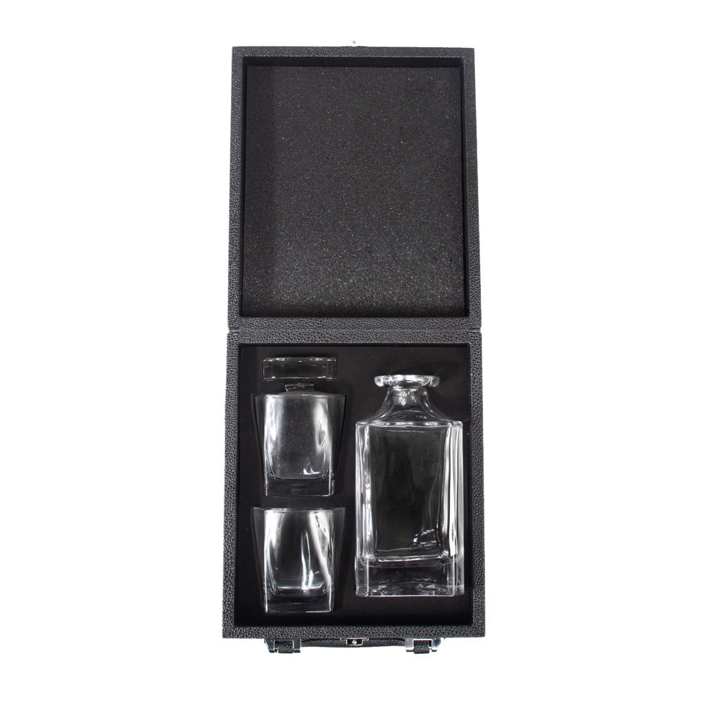 Brouk & Co Giftware Warren Whiskey Barware Collection Black