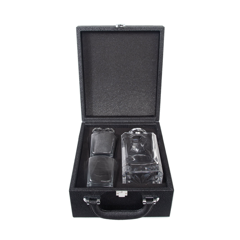 Brouk & Co Giftware Warren Whiskey Barware Collection Black