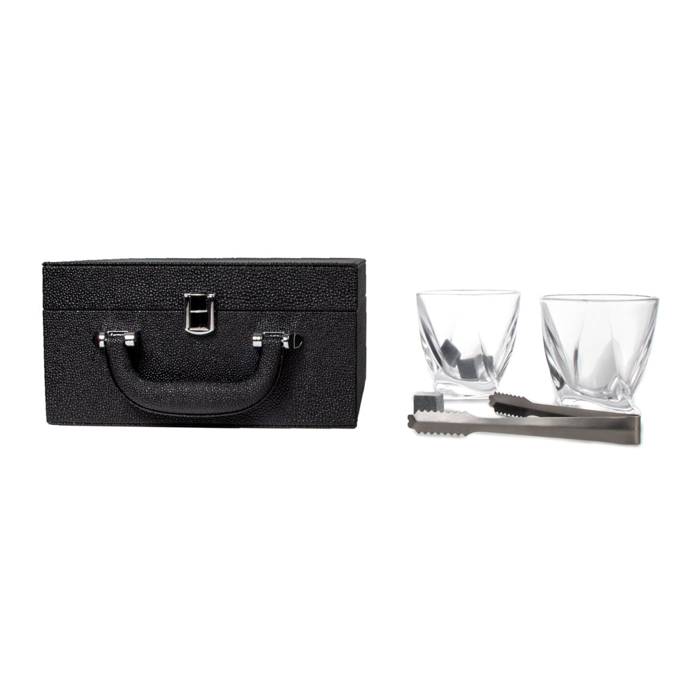 Brouk & Co Giftware Weston Whiskey Barware Collection Black
