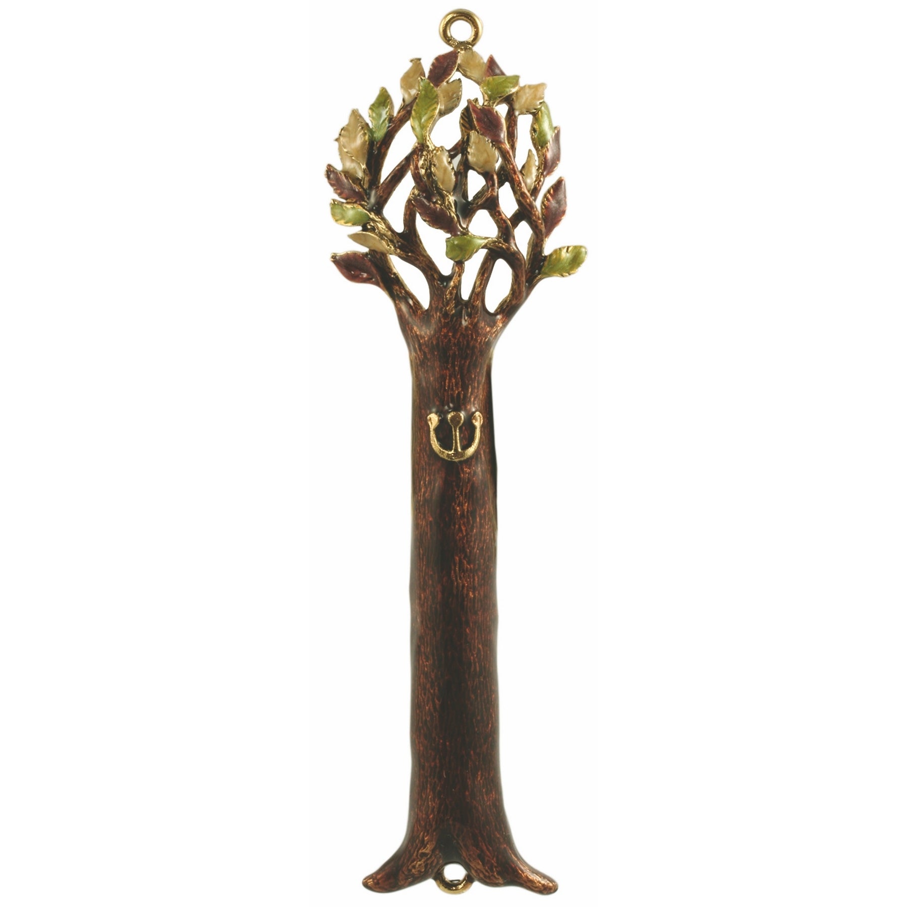 Quest Collection Tree Seasons Mezuzah - Brown