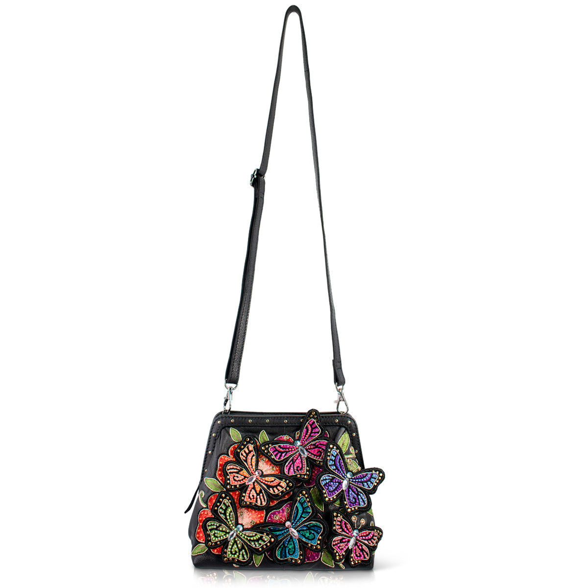 Mary Frances Butterfly Kiss Shoulder Handbag