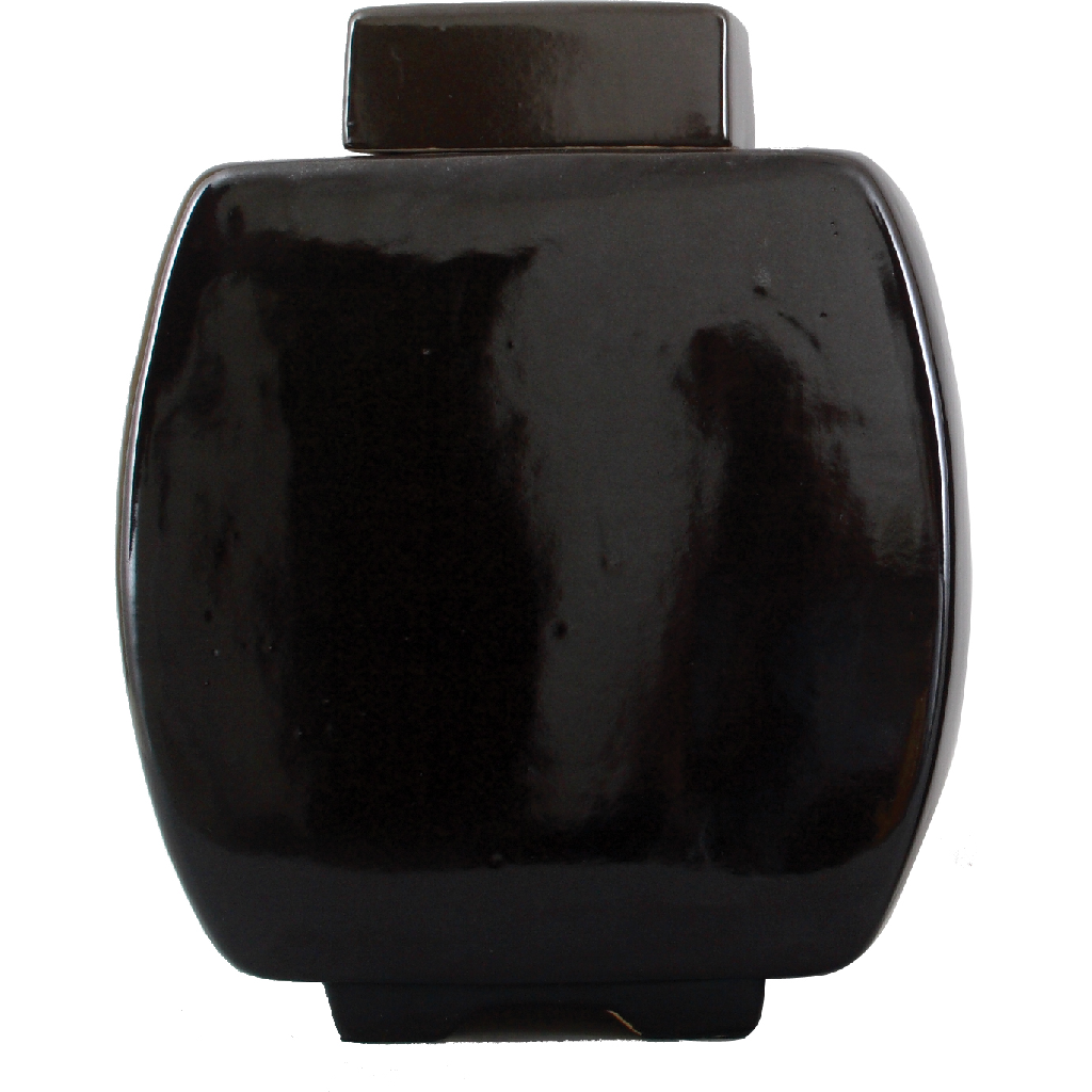 Danny's Fine Porcelain Rect. Jar - Black